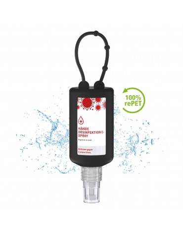 50 ml Bumper schwarz - Hände-Desinfektionsspray (DIN EN 1500) - Body Label