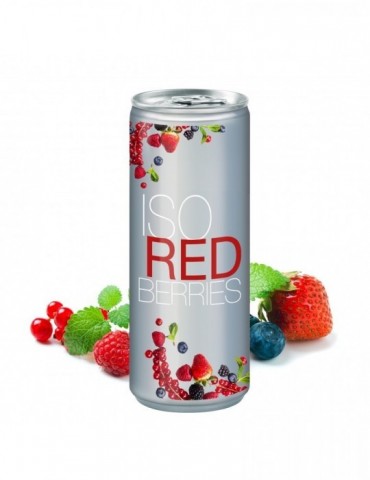 250 ml Iso Drink Redberries - Body Label transparent