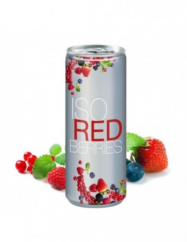 250 ml Iso Drink Redberries - Fullbody transparent