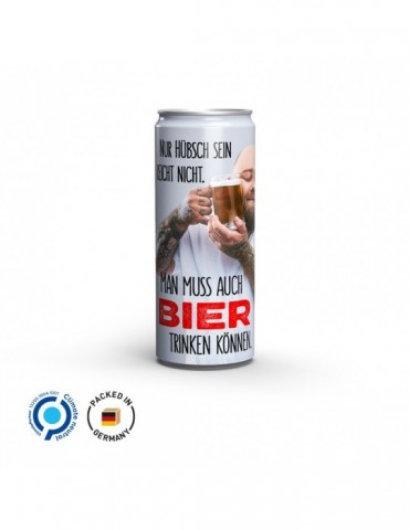 Getränkedose 250ml Bier, Sleeve-Folie transparent