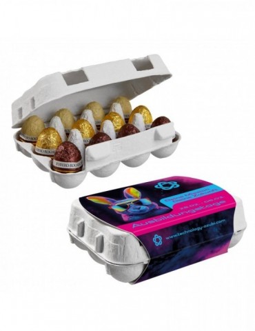 12er Ostereier-Karton mit Ferrero Rocher Eiern