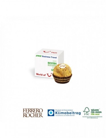 Werbewürfel mit süßer Füllung Ferrero