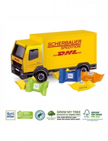 3D PRÄSENT „LKW” Ritter SPORT Schokowürfel