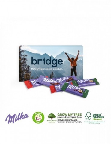 MILKA SCHOKOTÄFELCHEN IN PRÄSENTBOX
