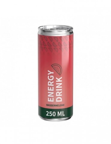 250 ml Energy Drink Wassermelone - Body Label