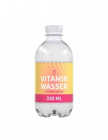 330 ml Vitaminwasser "Zitrone-Kaktus" - Eco Label