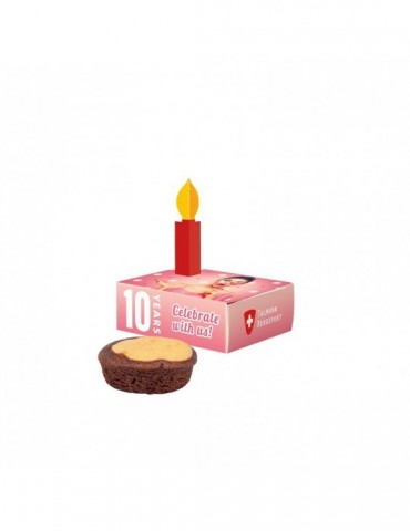 Minikuchen in Gratulationsbox
