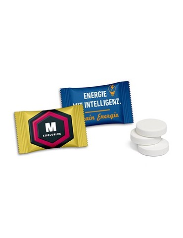 Pfefferminztabletten im Flowpack