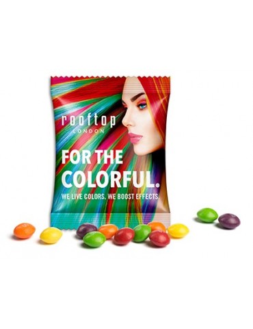 Skittles im Werbetütchen
