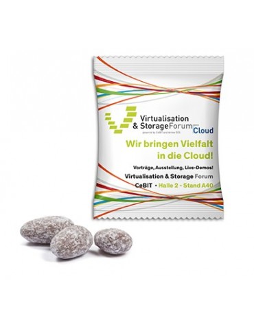 Mandeln im Werbetütchen