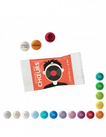 Personalisierte M&M'S® Schokolinsen im Papiertütchen, 7 g