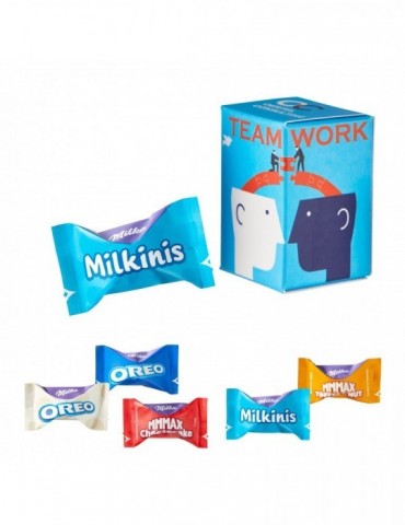 Mini Promo-Tower mit Milka Favourites Mix