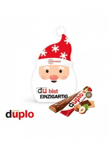Werbekarte "Santa" mit duplo