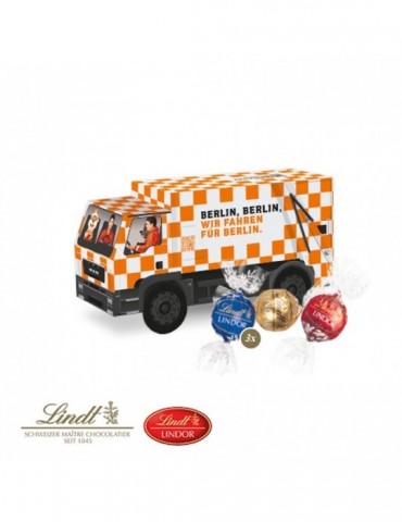 3D Präsent "LKW" mit Lindor...