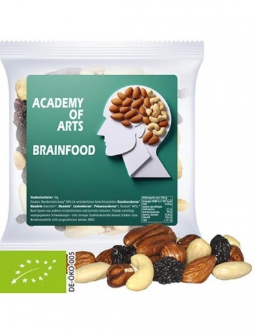 Bio Studentenfutter, ca. 30g, Express Maxi-Tüte mit Etikett