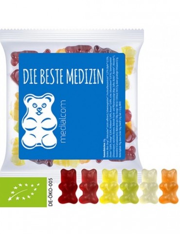 Bio Gummibärchen, ca. 30g, Express Maxi-Tüte mit Etikett
