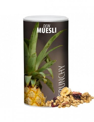 Müsli Knusper Früchte, ca. 150g, Pappdose Medium
