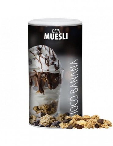Müsli Knusper Banane-Schoko, ca. 170g, Pappdose Medium