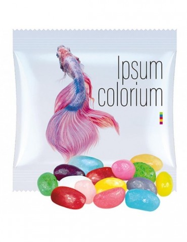 Jelly Beans sauer-Mix, ca. 10g, Mini-Tüte