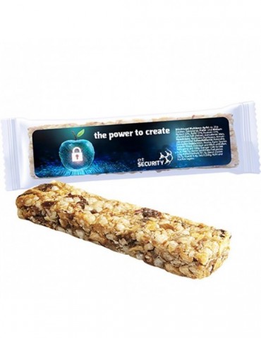Müsliriegel Multikorn-Apfel, ca. 25g, Express Flowpack mit Etikett