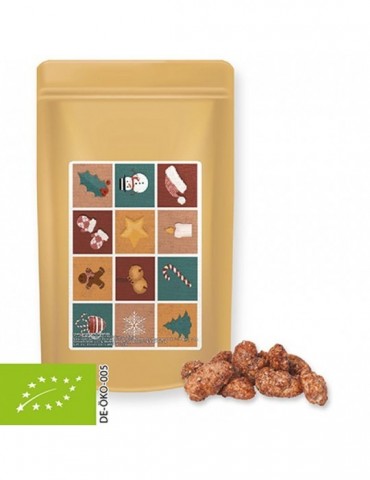 Bio Feuergebrannte Mandeln, ca. 80g, Standbeutel Midi
