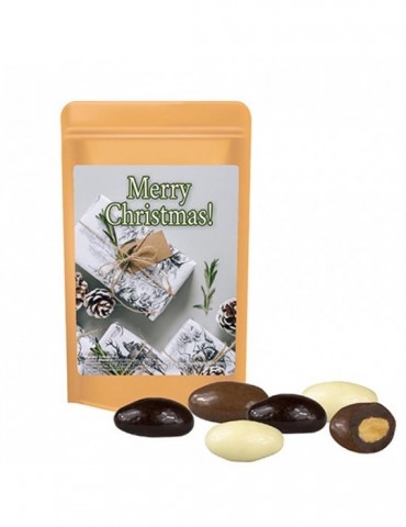 Mandel-Schoko-Trio, ca. 30g, Standbeutel Mini