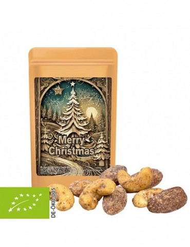 Bio Zimt-Mandel Vanille-Cashew Mix, ca. 30g, Standbeutel Mini