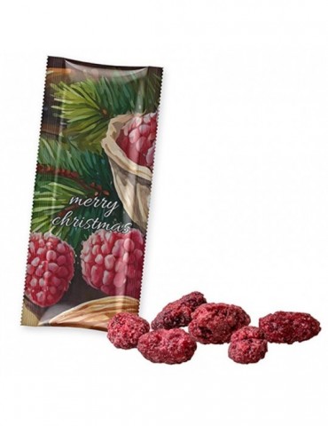 Gebrannte Mandeln Himbeere, ca. 25g, Snack Stick