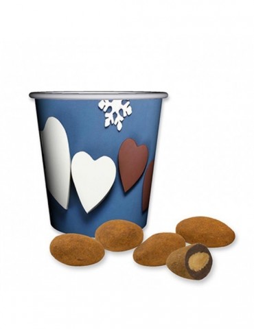 Schokomandeln mit Zimt, ca. 40g, Snackbecher Mini
