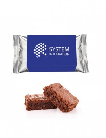Milka-Brownie im Werbeschuber
