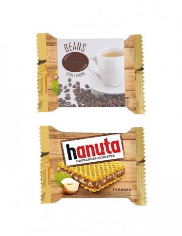 Hanuta im Werbeschuber