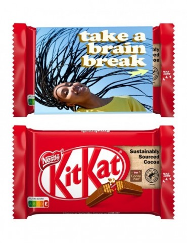 KitKat im Werbeschuber