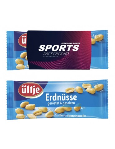 Nüsse mit Banderole