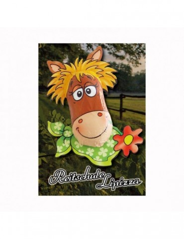 Karte A7 für Schokofigur