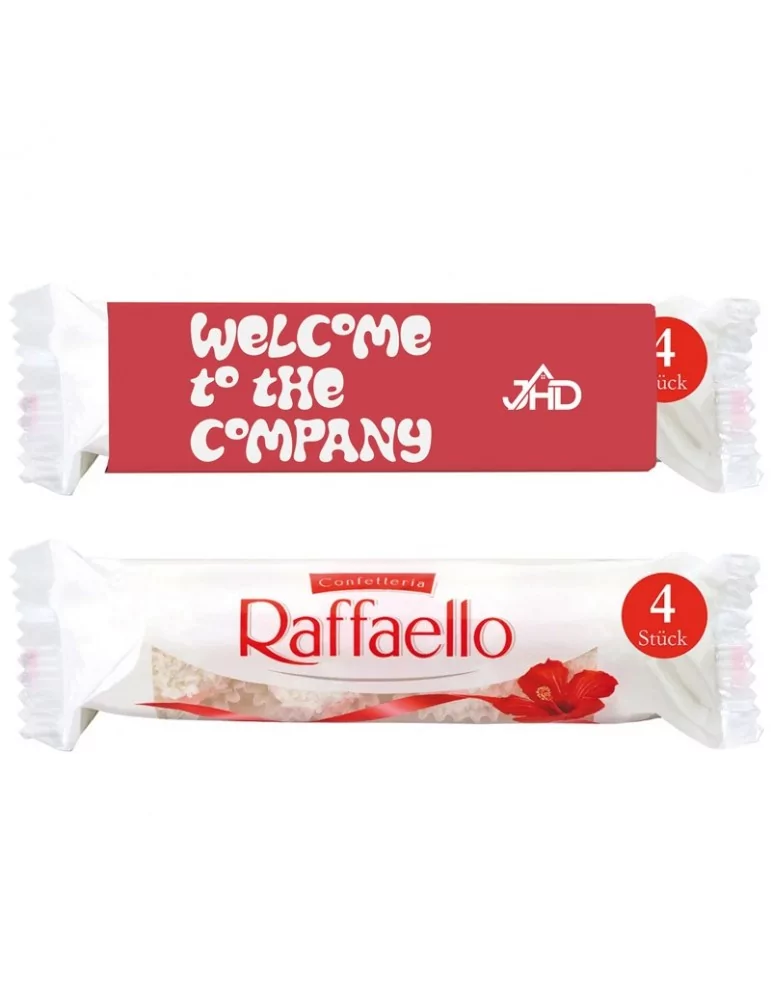 raffaello im werbeschuber als giveaway